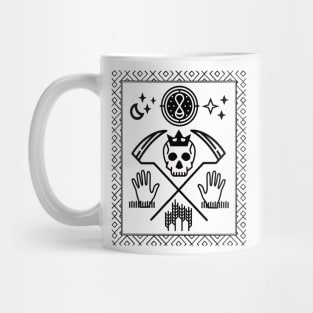 Tarot Card - Death - Black Mug